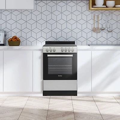 2.05 Cu. Ft. Stainless Freestanding Electric Range