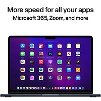 13.6 inch MacBook Air - M2 Chip - 8GB/512GB (Mid 2022, Midnight) - Recertified