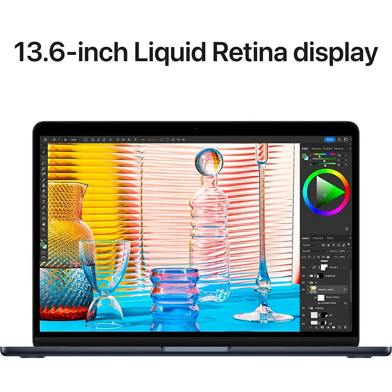 13.6 inch MacBook Air - M2 Chip - 8GB/512GB (Mid 2022, Midnight) - Recertified