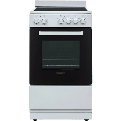 2.05 Cu. Ft. White Freestanding Electric Range