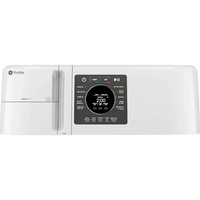 4.6 Cu. Ft. White High-Efficiency Smart Combo Electric Washer/Dryer