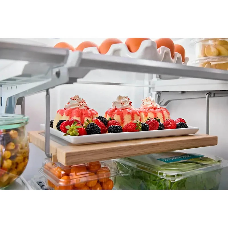 20 Cu. Ft. Stainless 3-Door French Door Counter Depth Refrigerator