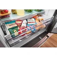 20 Cu. Ft. Stainless 3-Door French Door Counter Depth Refrigerator