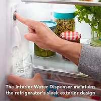 20 Cu. Ft. Stainless 3-Door French Door Counter Depth Refrigerator