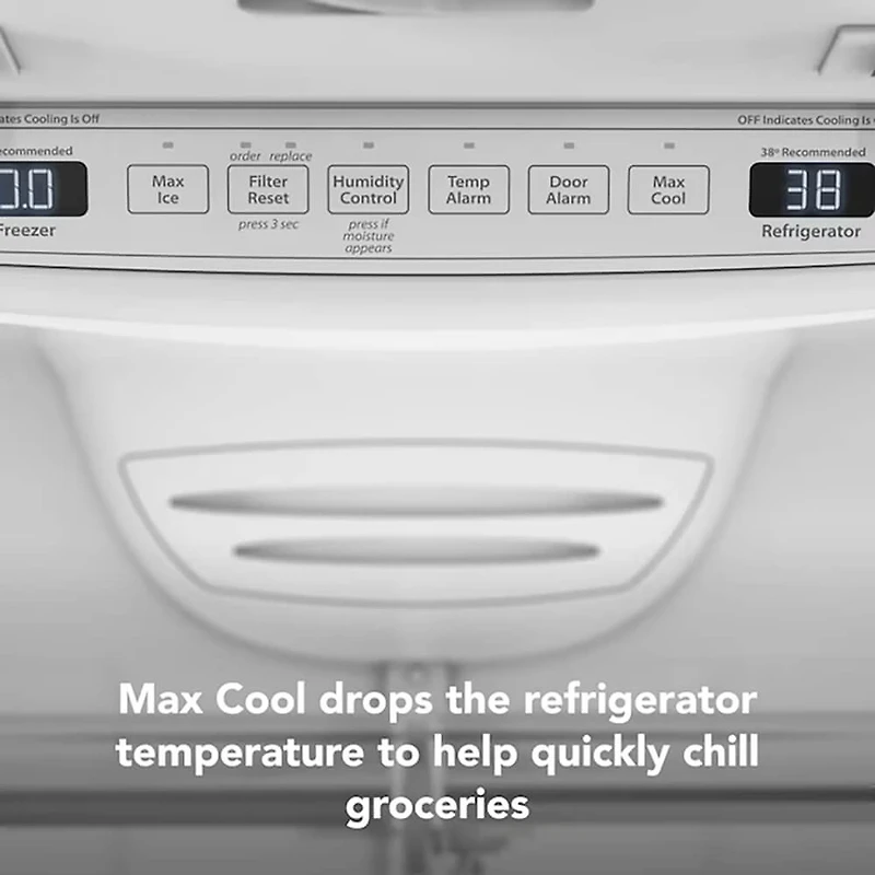 20 Cu. Ft. Stainless 3-Door French Door Counter Depth Refrigerator