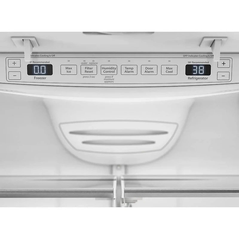 20 Cu. Ft. White 3-Door Counter Depth French Door Refrigerator