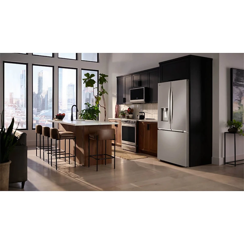 26 Cu. Ft. Stainless Counter-Depth French Door Smart Refrigerator