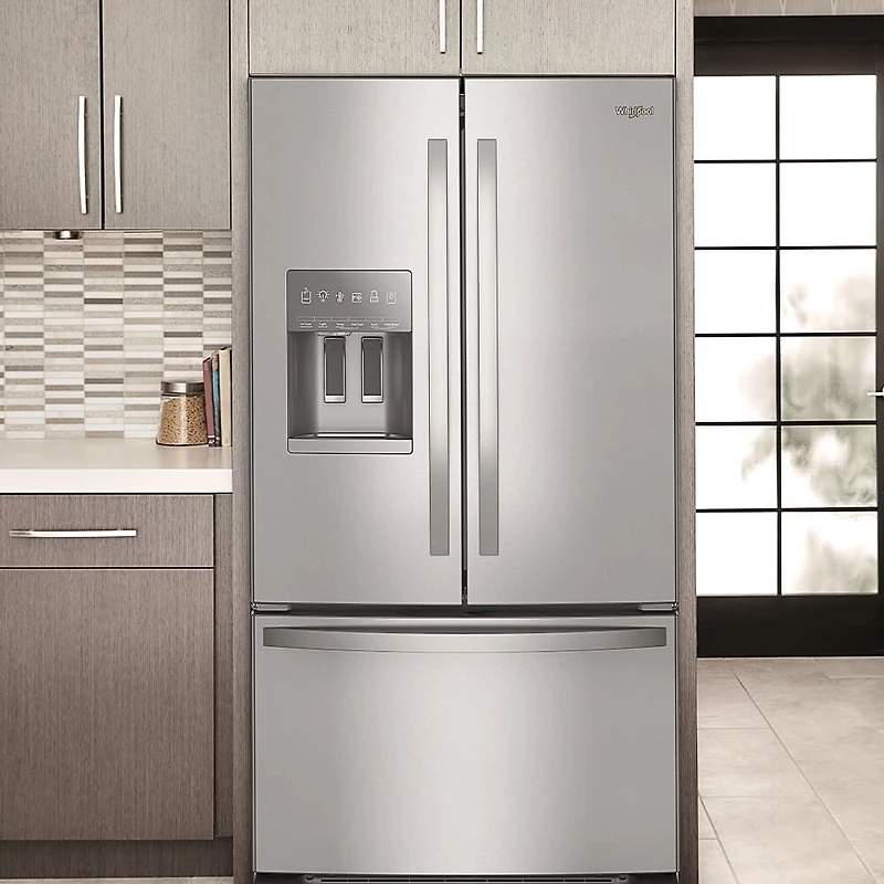 24.7 Cu. Ft. Stainless 3-Door French Door Refrigerator