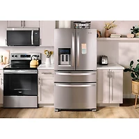24.5 Cu. Ft. Stainless 4-Door French Door Refrigerator