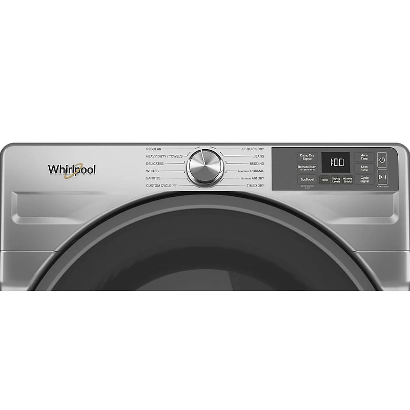 7.4 Cu. Ft. Radiant Silver Front Load Smart Electric Dryer
