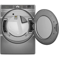 7.4 Cu. Ft. Radiant Silver Smart Front Load Electric Dryer with Steam