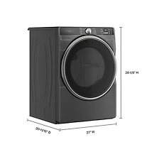 7.4 Cu. Ft. Volcano Black Front Load Smart Electric Dryer