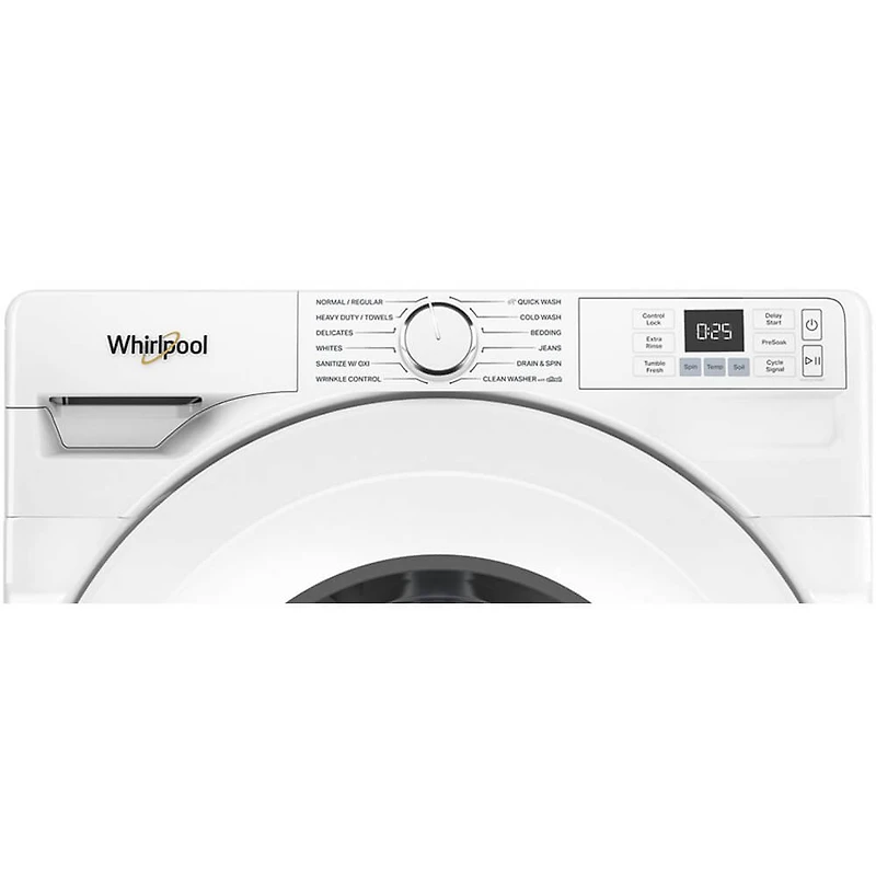 4.5 Cu. Ft. White Electric Front Load Washer