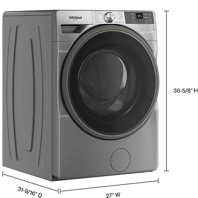 4.5 Cu. Ft. Radiant Silver Front Load Smart Washer