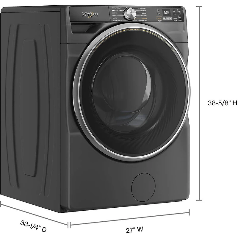 5 Cu. Ft. Volcano Black Front Load Smart Washer