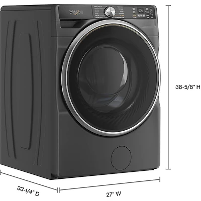5 Cu. Ft. Volcano Black Front Load Smart Washer