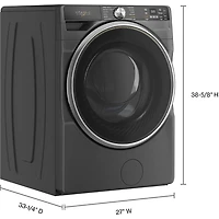 5 Cu. Ft. Volcano Black Front Load Smart Washer