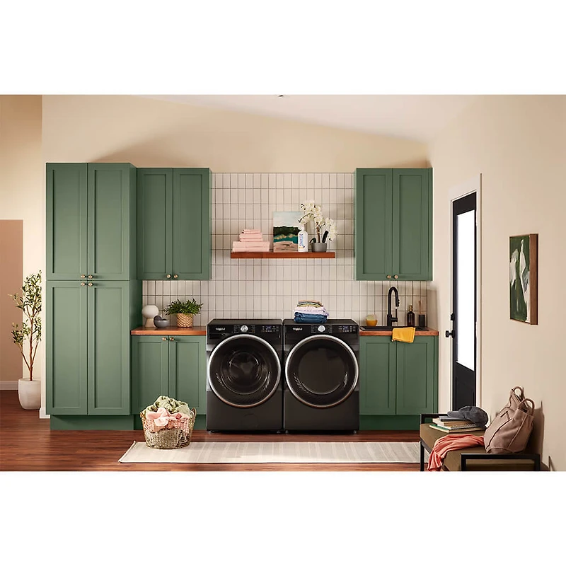 5 Cu. Ft. Volcano Black Front Load Smart Washer