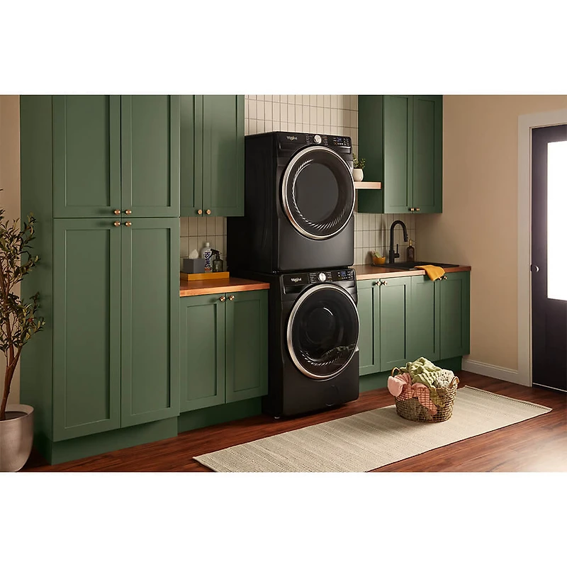 5 Cu. Ft. Volcano Black Front Load Smart Washer