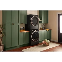 5 Cu. Ft. Volcano Black Front Load Smart Washer