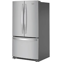 25.2 Cu. Ft. Stainless 3-Door French Door Smart Refrigerator
