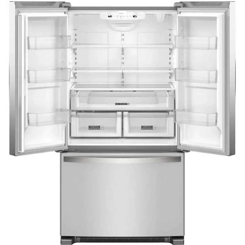 25.2 Cu. Ft. Stainless 3-Door French Door Smart Refrigerator