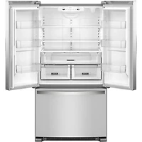 25.2 Cu. Ft. Stainless 3-Door French Door Smart Refrigerator