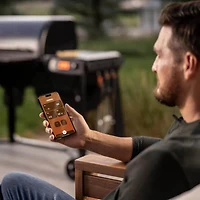 Woodridge Black Wood Pellet Grill