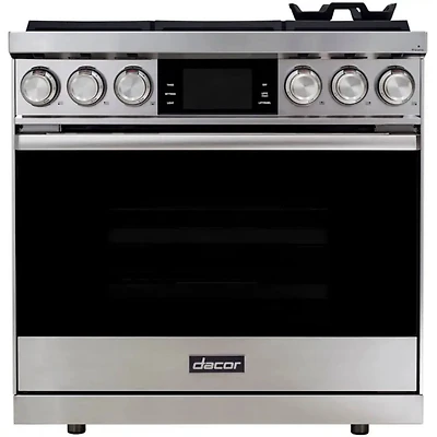 4.8 Cu. Ft. Silver Stainless Freestanding Dual Fuel Smart Range