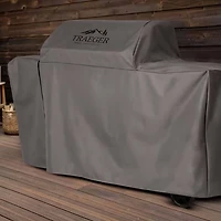 Woodridge Pro And Elite Pellet Grill Full Length Grill Cover - Grey