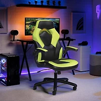 3085 Gaming Chair - Green - OPEN BOX
