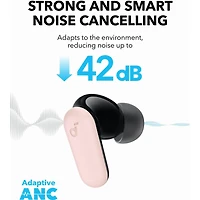 P30i Noise Cancelling Wireless Earbuds - Pink - OPEN BOX