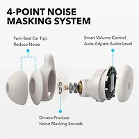 Sleep A20 Wireless Noise Canceling Earbuds - Slumber Beige