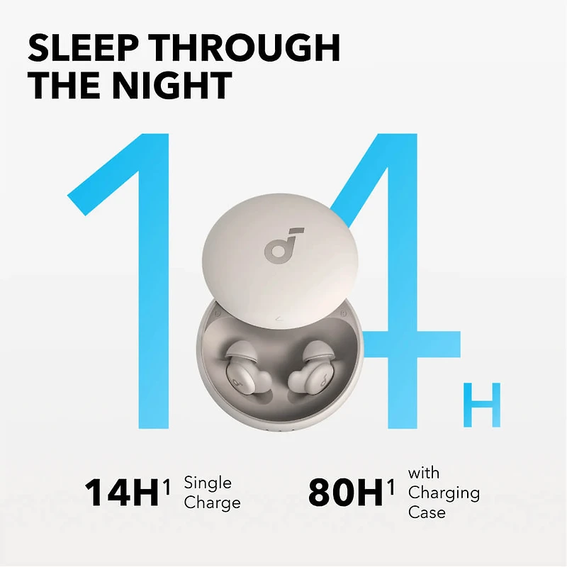 Sleep A20 Wireless Noise Canceling Earbuds - Slumber Beige
