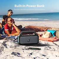 Boom 2 Portable Bluetooth Speaker for Bass - Black