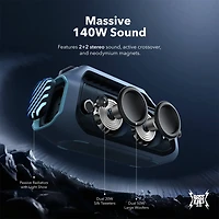 Boom 2 Plus Portable Bluetooth Speaker - Explorer Blue