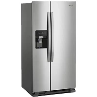 24 Cu. Ft. Stainless Side-By-Side Refrigerator