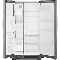 24 Cu. Ft. Stainless Side-By-Side Refrigerator