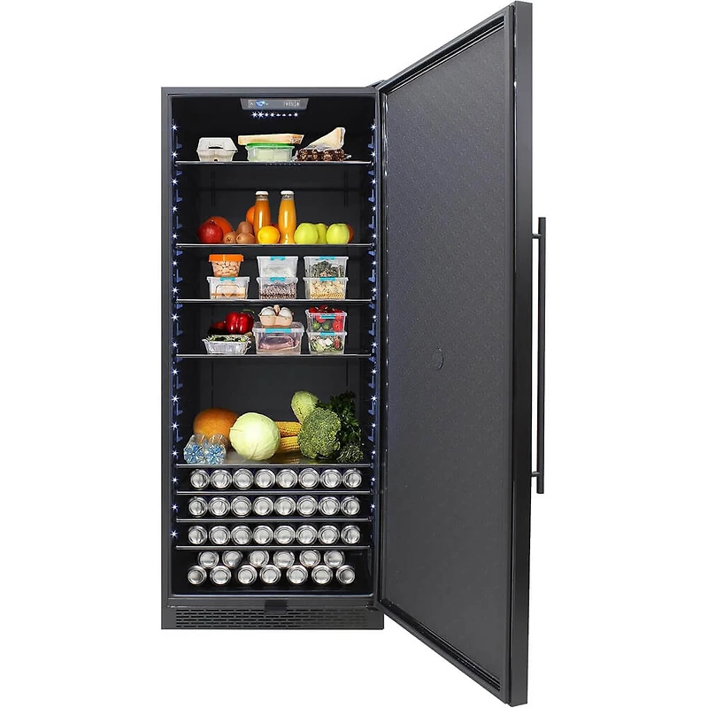 21.2 Cu. Ft. Black Freestanding Pantry Refrigerator