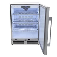 5.4 Cu. Ft. Stainless Compact Outdoor Built-In Refrigerator