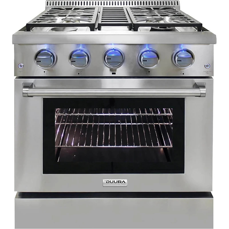 4.2 Cu. Ft. Stainless Freestanding Gas Range