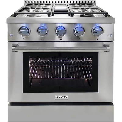 4.2 Cu. Ft. Stainless Freestanding Gas Range