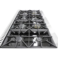 6.7 Cu. Ft. Stainless Freestanding Double Oven Gas Range