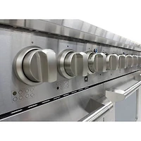 6.7 Cu. Ft. Stainless Freestanding Double Oven Gas Range