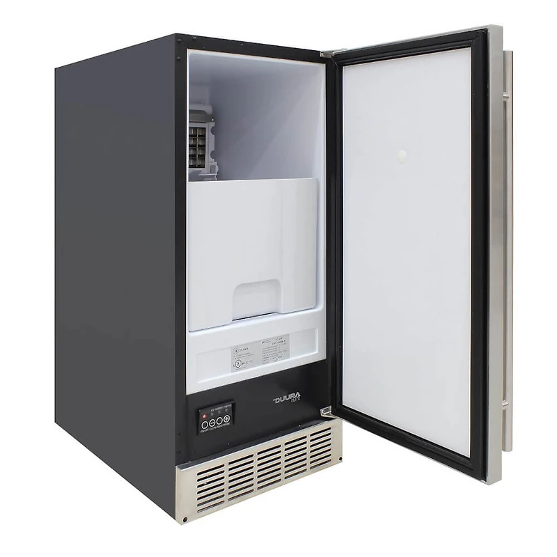 25 lbs Stainless Indoor Built-In Ice Maker