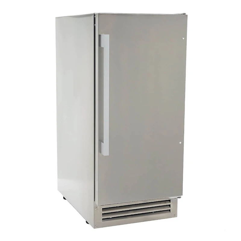 25 lbs. Stainless Outdoor Built-In Ice Maker