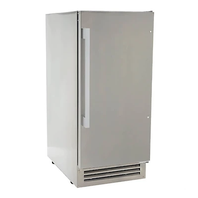 25 lbs. Stainless Outdoor Built-In Ice Maker