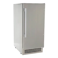 25 lbs. Stainless Outdoor Built-In Ice Maker
