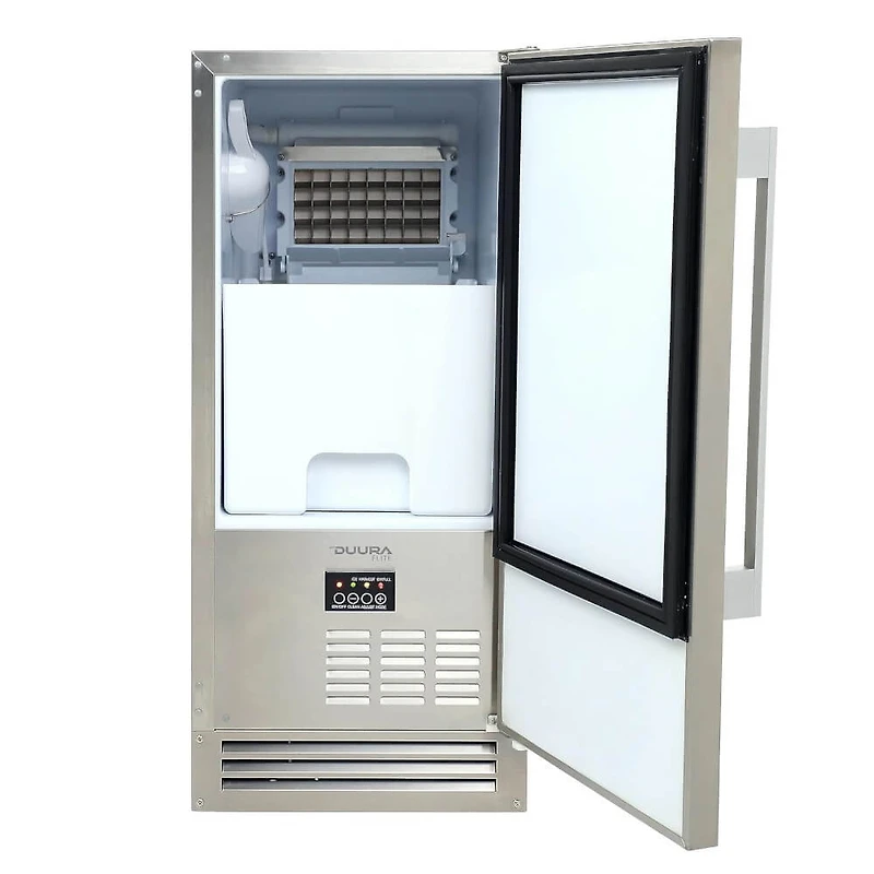 25 lbs. Stainless Outdoor Built-In Ice Maker
