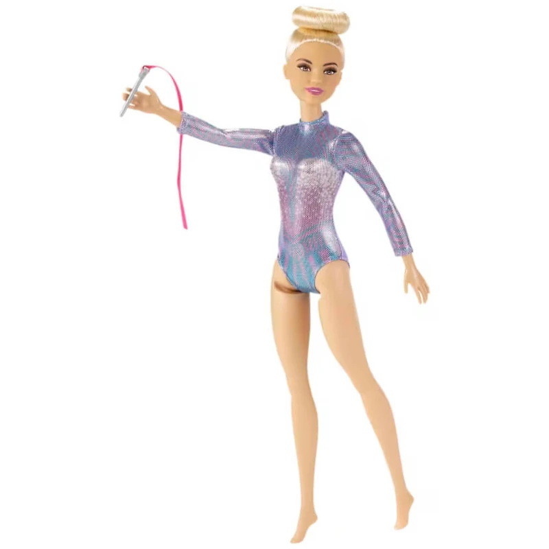 Barbie Rhythmic Gymnast Blonde with Leotard Doll